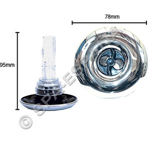 LVJ 3 inch Crystal Series Twin Roto Jet