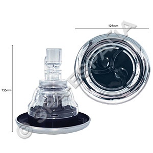 LVJ 5 inch Crystal Series Twin Roto Jet