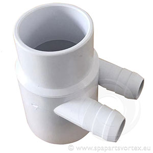 Water Manifold 2 Inch Socket x 2 Inch Spigot x 3/4 Inch RB (2PT)
