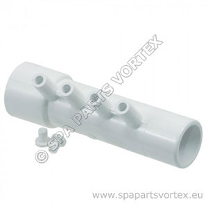 Air Manifold 1 Inch Socket x 1 Inch Spigot x 3/8 Inch RB (4PT)