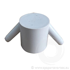 Air Manifold End Cap 1 inch x 3/8 Inch SB (2PT)