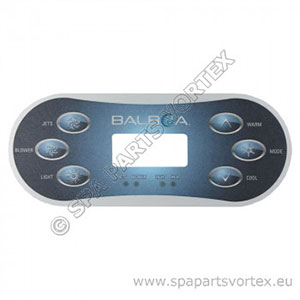 Balboa VL600S Overlay 6 Button (1p + air)