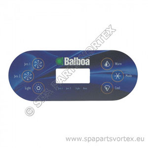 Balboa VL600S Overlay 6 Button (2p no air)